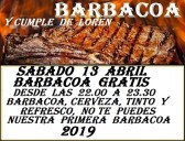 BARBACOA GRATIS